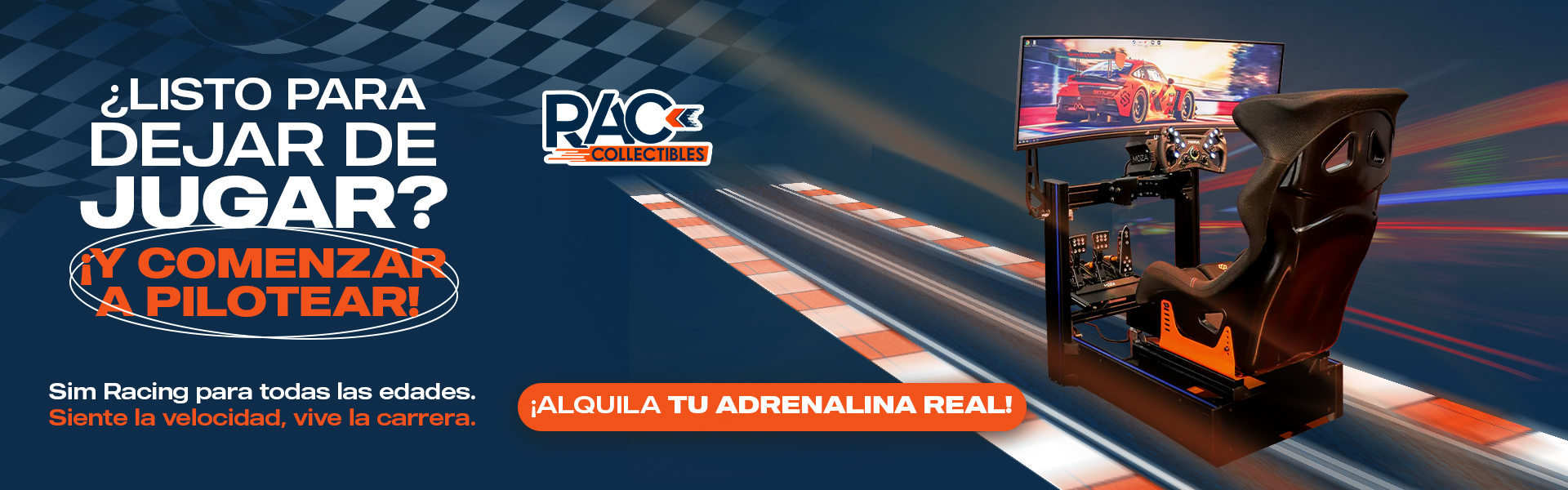 RAC Collectibles - Simulador de carreras para alquiler